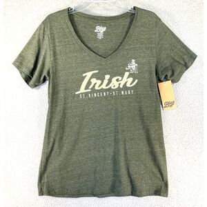 St Vincent St Mary High School T Shirt Womens 2XL Green Short Sleeve‎ Akron Ohio